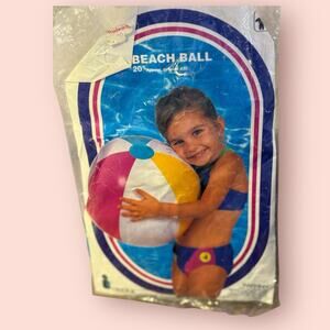 The Wet Set Intex 20" Beach Ball 1994 #59020 New Old Stock Sealed Vintage